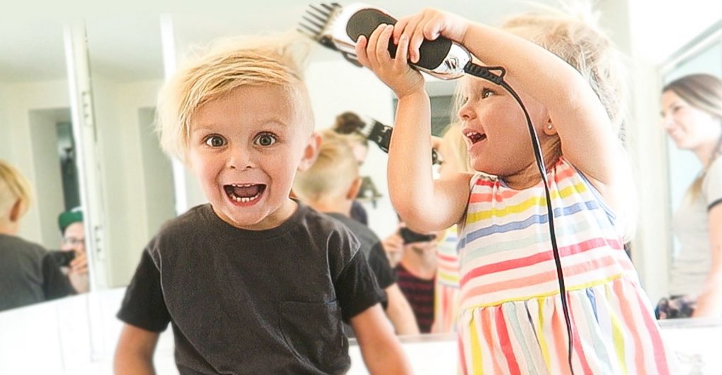 Urejena pričeska v salonu Božič